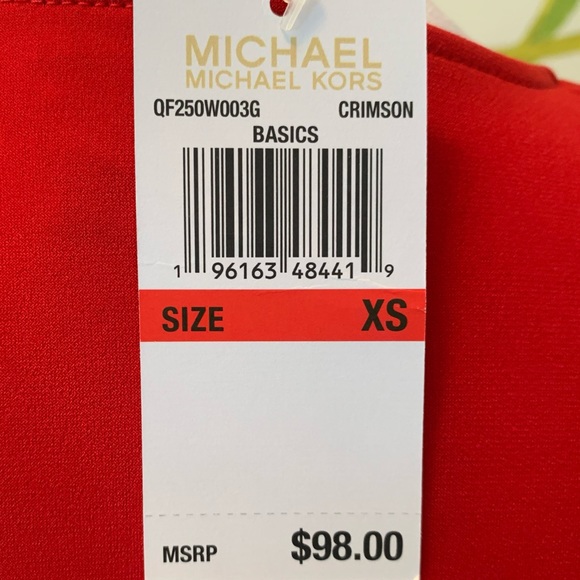 Michael Kors Red Long Sleeve Blouse - Picture 8 of 10